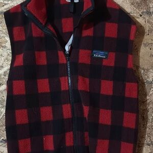 Vintage LL bean fleece vest